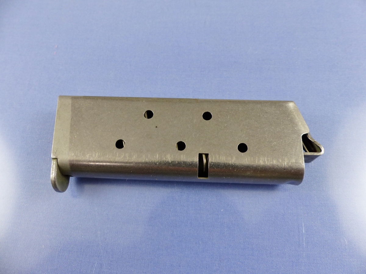 COLT MUSTANG MODEL MAGAZINE .380 ACP 6RD MARKED COLT .380 AUTO STAINLESS 64HO