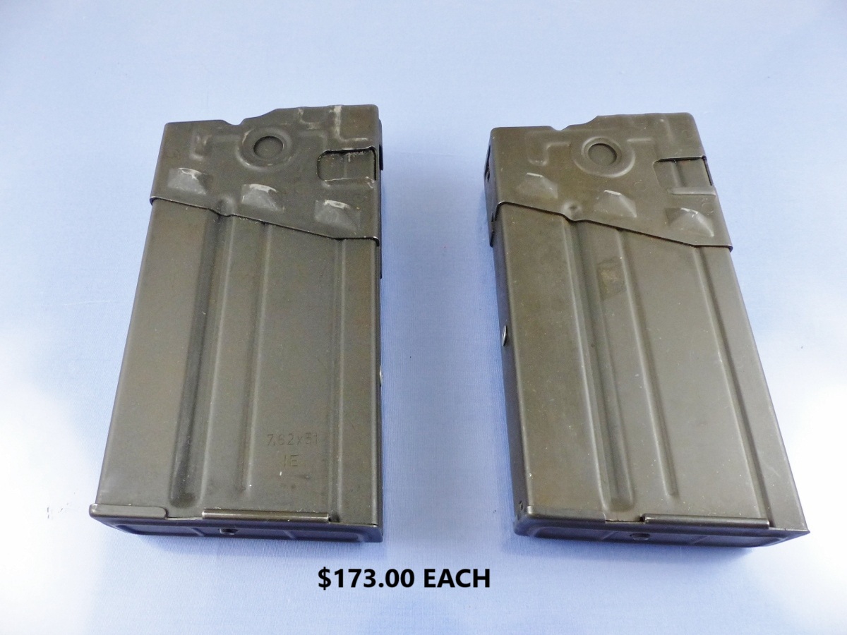 HECKLER&KOCH G3-HR91-PTR MODEL MAGAZINE 7.62 X 51 308 10RD PINNED TO 5RD 173CCC