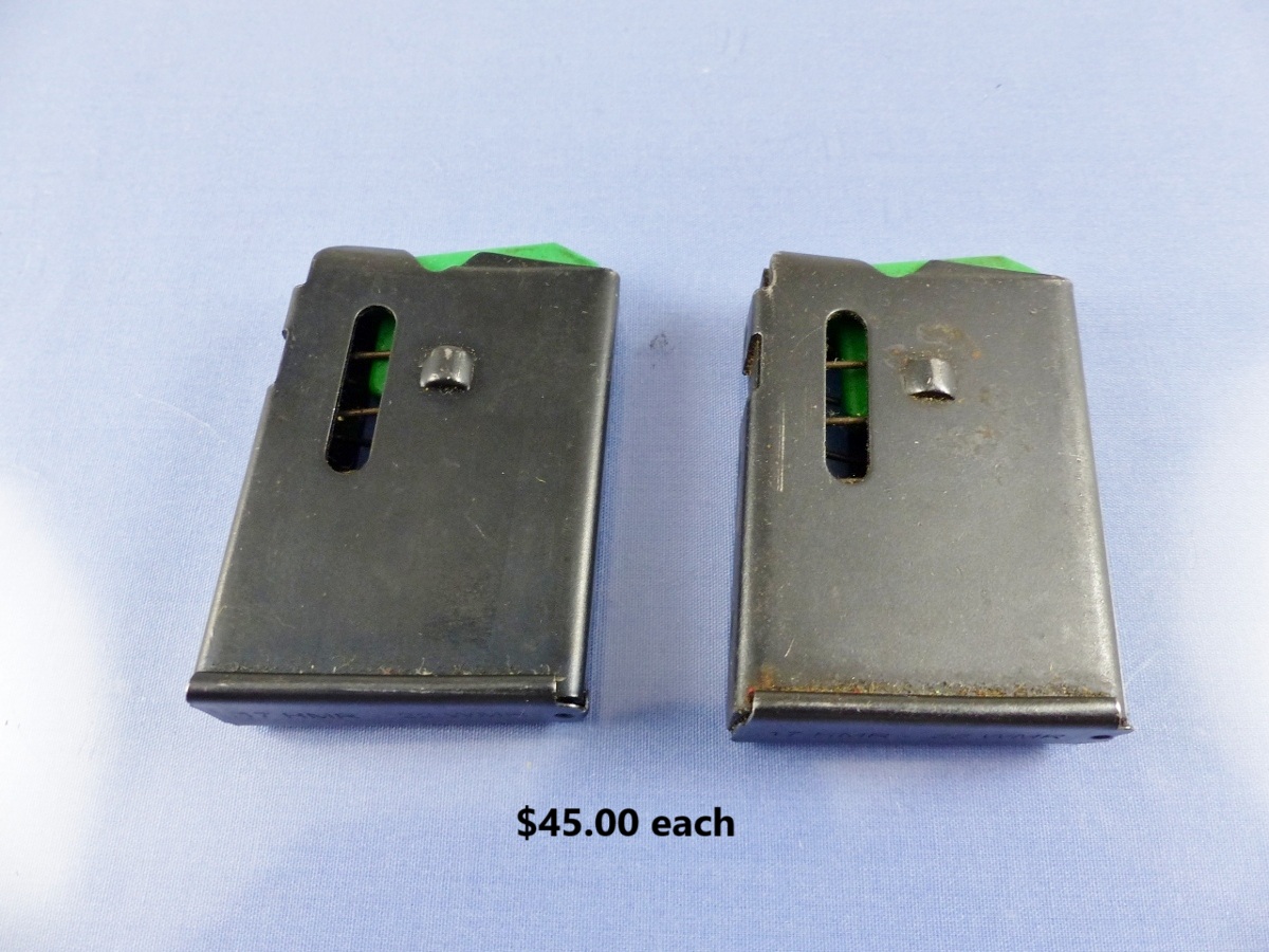 ROSSI RB 22M, RB 17 MODEL MAGAZINE 22 WMR 17HMR 5RD NEW 45HU