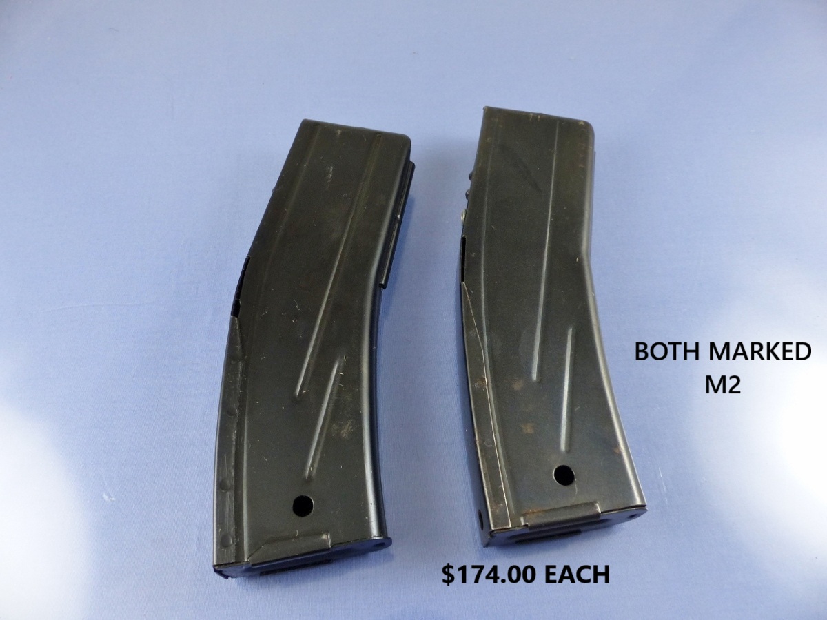 WINCHESTER BROWNING SPRINGFIELD M1 CARBINE MODEL MAGAZINE 30 CAL 15 PINNED TO 30 PINNED TO 5RD M2 MARKS 174CCCW