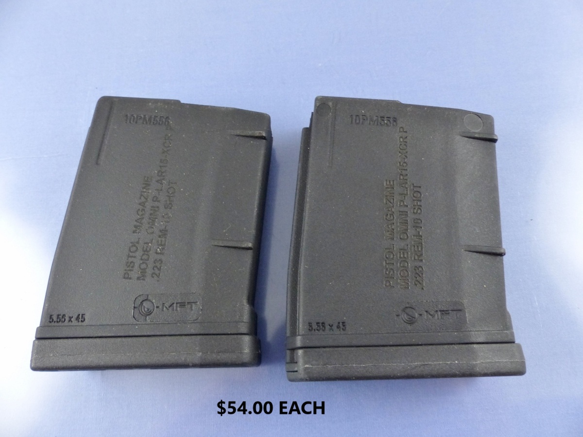 ARMALITE MFT OMNI P LAR15-XCR MODEL MAGAZINE 223 5.56 10RD PISTOL MAG 54ANW