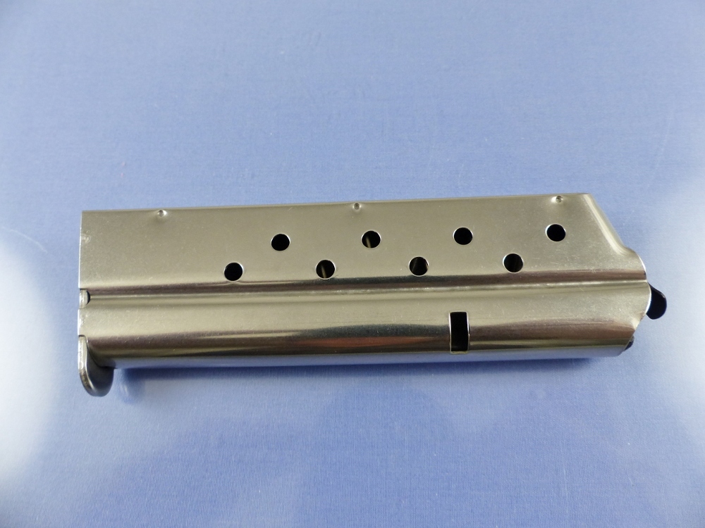 COLT BROWNING SPRINGFIELD 1911 STAINLESS MAGAZINE10RD 9MM STAINLESS NEW 48AUW