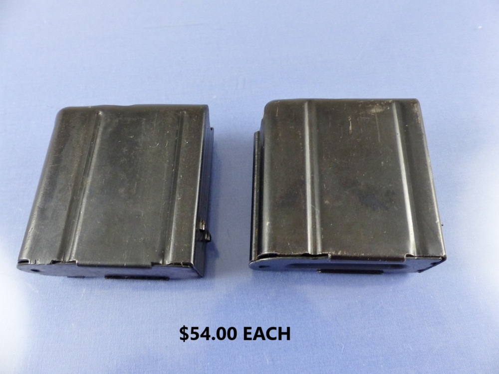 WINCHESTER, BROWNING, SPRINGFIELD M-1 CARBINE MAGAZINE .30 CAL 5RD NUMBERED 54AAW