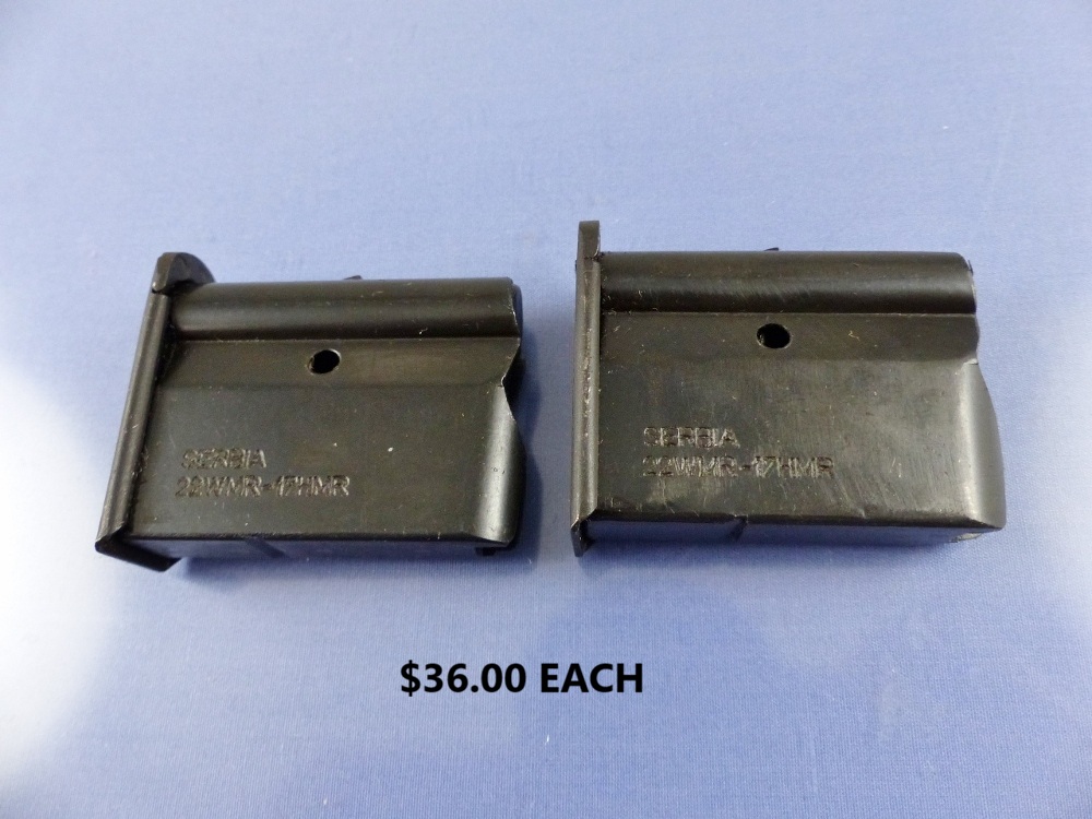 ZASTAVA MP22 MAGAZINE 22WMR 17HMR 5RD NEW 36CBW