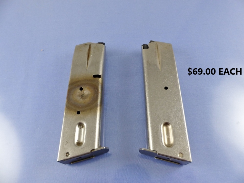 SMITH & WESSON 659 5900 SERIES MAGAZINE 9MM 15 BLOCKED TO 10RD STAINLESS 69RUW