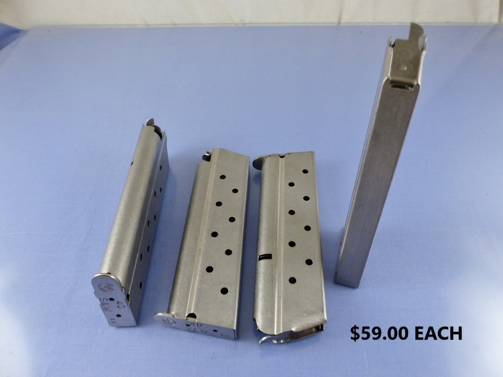 COLT BROWNING SPRINGFIELD 1911 MAGAZINE 40 S&W 8RD STAINLESS CHECK-MATE NEW 59RUW