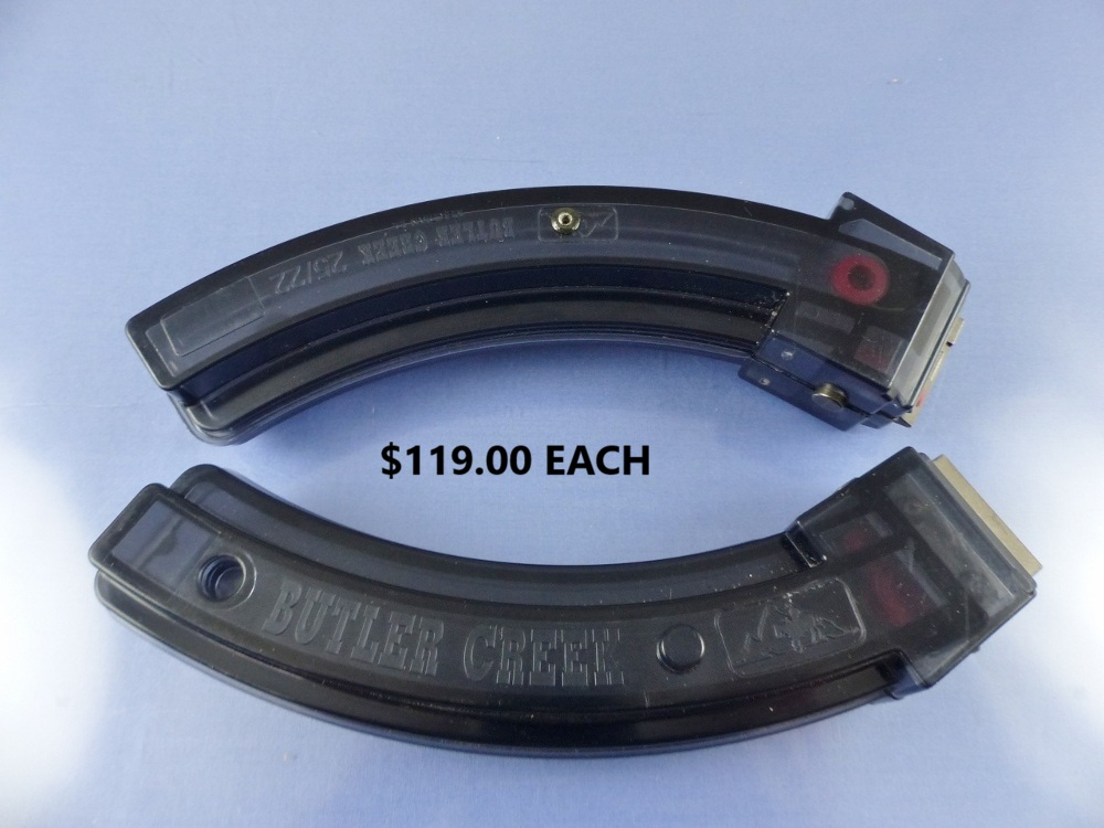 RUGER 10 22 BUTLER CREEK MAGAZINE 22LR 25PINNED TO 10RD 119NEW