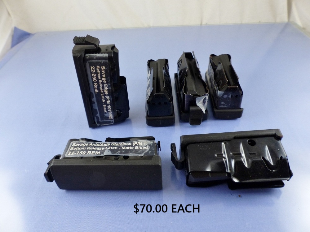 SAVAGE AXIS EDGE MAGAZINE 22-250 4RD 70AUW