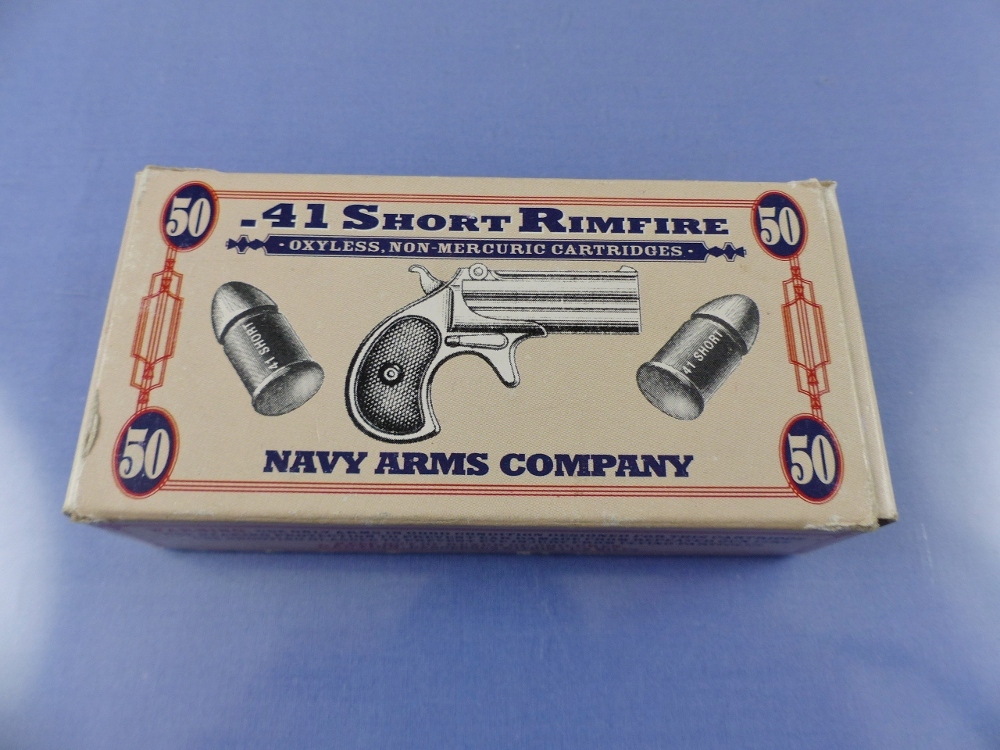 NAVY ARMS 41 RIMFIRE AMMO 1970 PRODUCTION 50RDS IN BOX 745BBAW